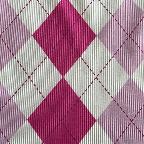 Princess Polly Pink Purple and White Triangular Design Sleeveless Crop Tank Top - Picture 2 of 7